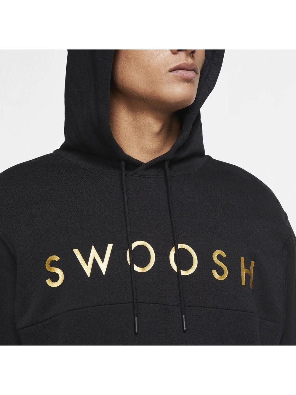 Men’s Nike SWOOSH hoodie - was available on ASOS - gold accents XXL